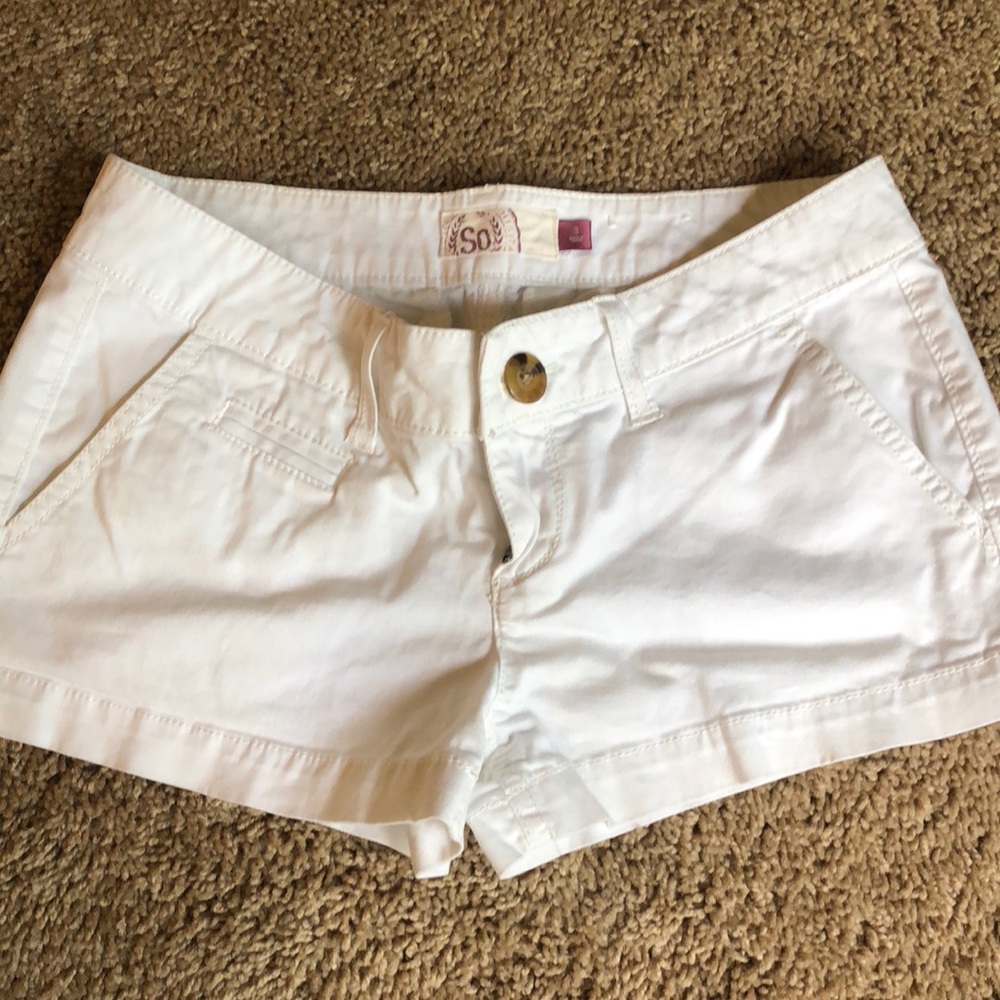 White shorts
